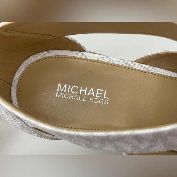 Michael Kors Women's Caged Espadrille Wedges Platform Sandals Shoes - Picture 6 of 16